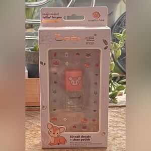 ☀️ 5/25 ☀️ the Crème Shop, 50 Nail Decals with Clear Polish